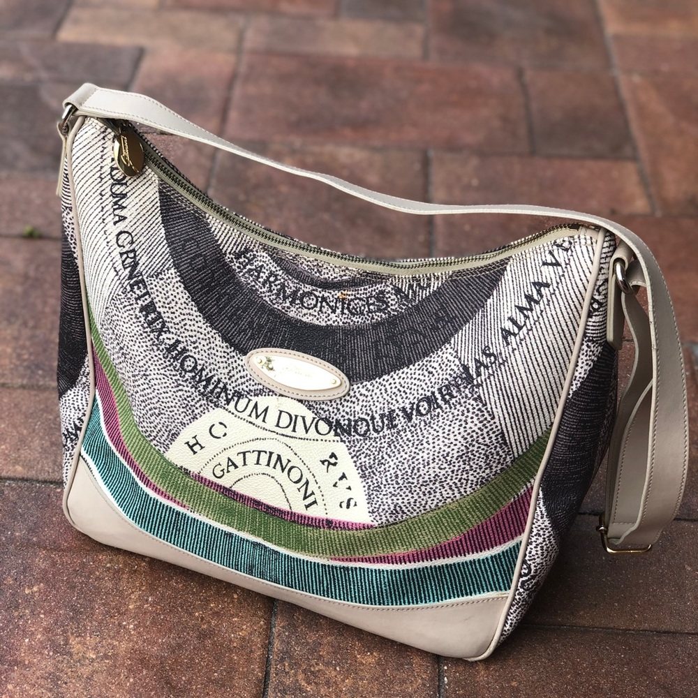 Gattinoni Italian large shoulder bag